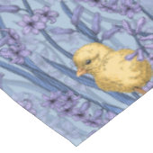 Nappe Poulets et hyacinthes bleu ciel (Angle)