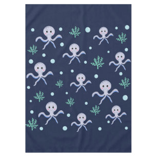 Nappe Poulpe sous la mer motif pour enfants