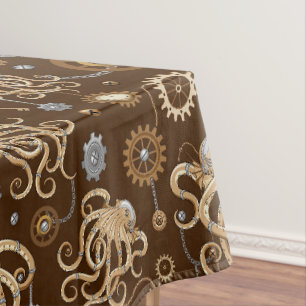 Nappe Poulpe Steampunk Rétro Fantastique Mécanique