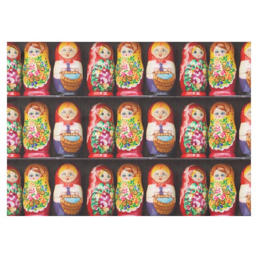 Nappe Poupées colorées de Matryoshka (Devant (Horizontal))