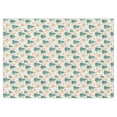 Nappe pour arbres de Noël modernes rouge vert or (Devant (Horizontal))