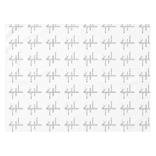 Nappe Pour vos péchés pour mes péchés (Devant (Horizontal))