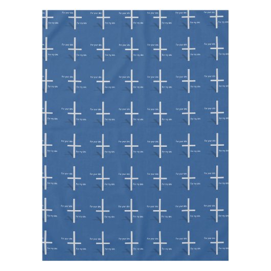 Nappe Pour vos péchés pour mes péchés (foncés) (Devant)