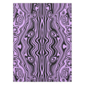 Nappe pourpre Noir Vagues Abstraites Vos Couleurs (Devant)