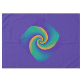 Nappe Power Spirals Fractal - orange bleu + vos idées (Devant (Horizontal))