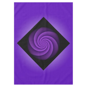 Nappe Power Spirals Fractal - violet + vos idées