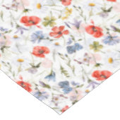 Nappe Pré fleur sauvage Avec Poppies (Angle)