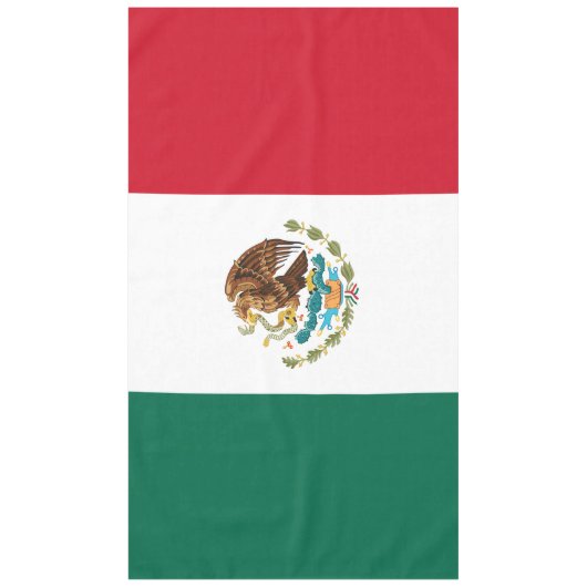 Nappe précise géante de drapeau mexicain (Devant)