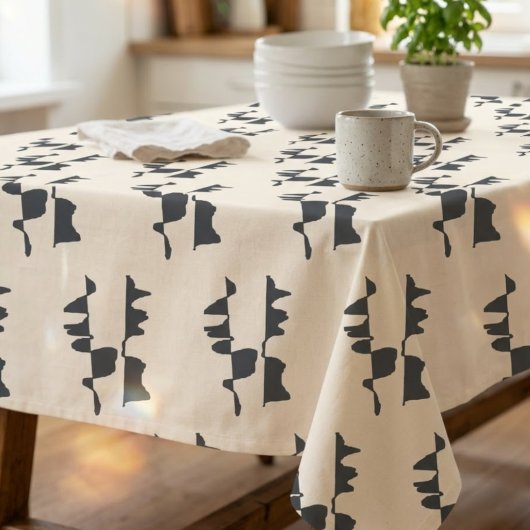 Nappe Premium Abstrait Dual Face