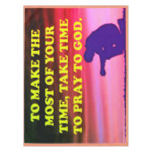 Nappe Prenez Le Temps De Prier À Dieu ! (Devant)