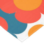 Nappe Preppy Blue Orange Hippie Motif (Angle)