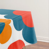 Nappe Preppy Blue Orange Hippie Motif (In Situ)