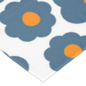 Nappe Preppy Blue Orange Hippie Motif (Angle)