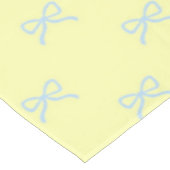 Nappe Preppy Chic Yellow & Blue Bow Pattern Spring  (Angle)
