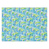 Nappe Preppy Coastal Sailboats (Devant (Horizontal))