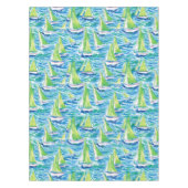 Nappe Preppy Coastal Sailboats (Devant)