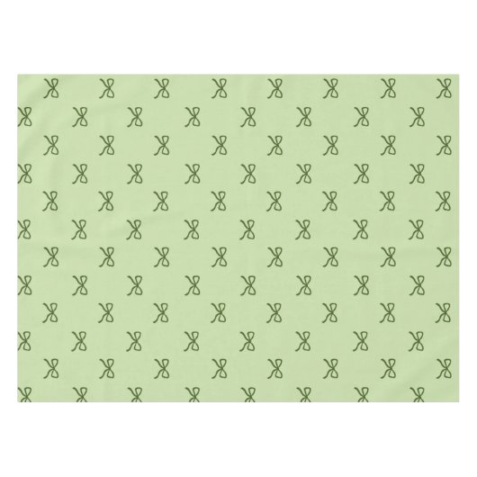 Nappe Preppy Girly Green Bow Pattern Spring & Summer  (Devant (Horizontal))