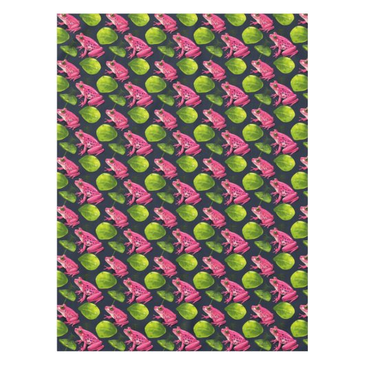 Nappe Préppy Grenouille Table à thème de fête (Devant)