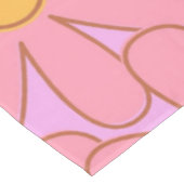 Nappe Preppy rose violet Floral simple Motif de fleurs (Angle)