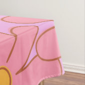 Nappe Preppy rose violet Floral simple Motif de fleurs (In Situ)