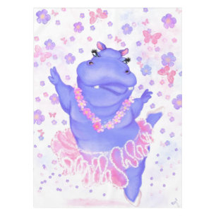 Nappe Prima Ballerina Hippo - Add Your Name / texte