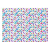 Nappe Printemps Été Pastel Floral Fleurs tropicales (Devant (Horizontal))