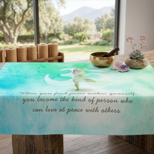 Nappe Professeur de YOGA Méditation Pose de l'Arbre Sign