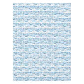 Nappe Profil onduleux d'aquarelle bleue peinte à la main (Devant)