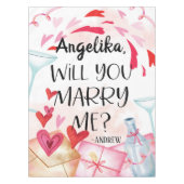 Nappe Proposition de marriage | You Marry Me ? Custom (Devant)