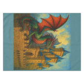 Nappe Protecteur de château de dragon médiéval (Devant (Horizontal))