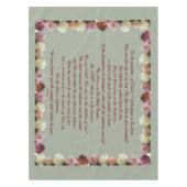 Nappe Psaume 11 Ecriture Art - Confiance dans le Seigneu (Devant)