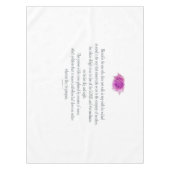 Nappe Psaume 1, bless the One Does not, Pink Flower (Devant)