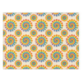 Nappe Psychedelique Tie Dye | Nappe Rétro Groovy (Devant (Horizontal))