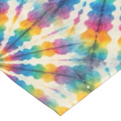 Nappe Psychedelique Tie Dye | Nappe Rétro Groovy (Angle)
