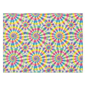 Nappe Psychedelique Tie Dye | Nappe Rétro Groovy (Devant (Horizontal))