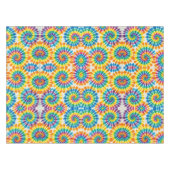 Nappe Psychedelique Tie Dye | Nappe Rétro Groovy (Devant (Horizontal))