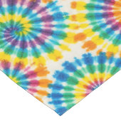 Nappe Psychedelique Tie Dye | Nappe Rétro Groovy (Angle)