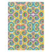 Nappe Psychedelique Tie Dye | Nappe Rétro Groovy (Devant)
