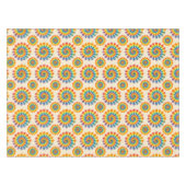 Nappe Psychedelique Tie Dye | Nappe Rétro Groovy (Devant (Horizontal))