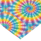 Nappe Psychedelique Tie Dye | Nappe Rétro Groovy (Angle)