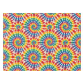 Nappe Psychedelique Tie Dye | Nappe Rétro Groovy (Devant (Horizontal))
