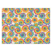 Nappe Psychedelique Tie Dye | Nappe Rétro Groovy (Devant (Horizontal))