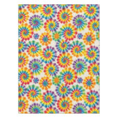 Nappe Psychedelique Tie Dye | Nappe Rétro Groovy (Devant)