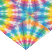 Nappe Psychedelique Tie Dye | Nappe Rétro Groovy (Angle)