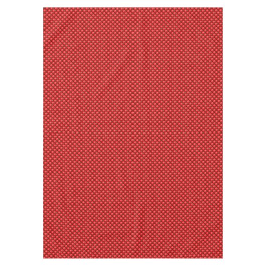 Nappe Puffy rouge de Noël courbé (Devant)