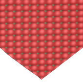 Nappe Puffy rouge de Noël courbé (Angle)