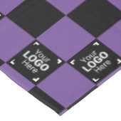 Nappe Purple À damiers Business Logo Activité / Fête (Angle)