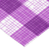 Nappe Purple and White Bold Checkered Plaid Design (Angle)