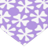 Nappe Purple and White Modern Geometric Floral Pattern (Angle)