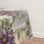 Nappe Purple Elegance Luxe Poinsettia & Holly Christmas (In Situ)